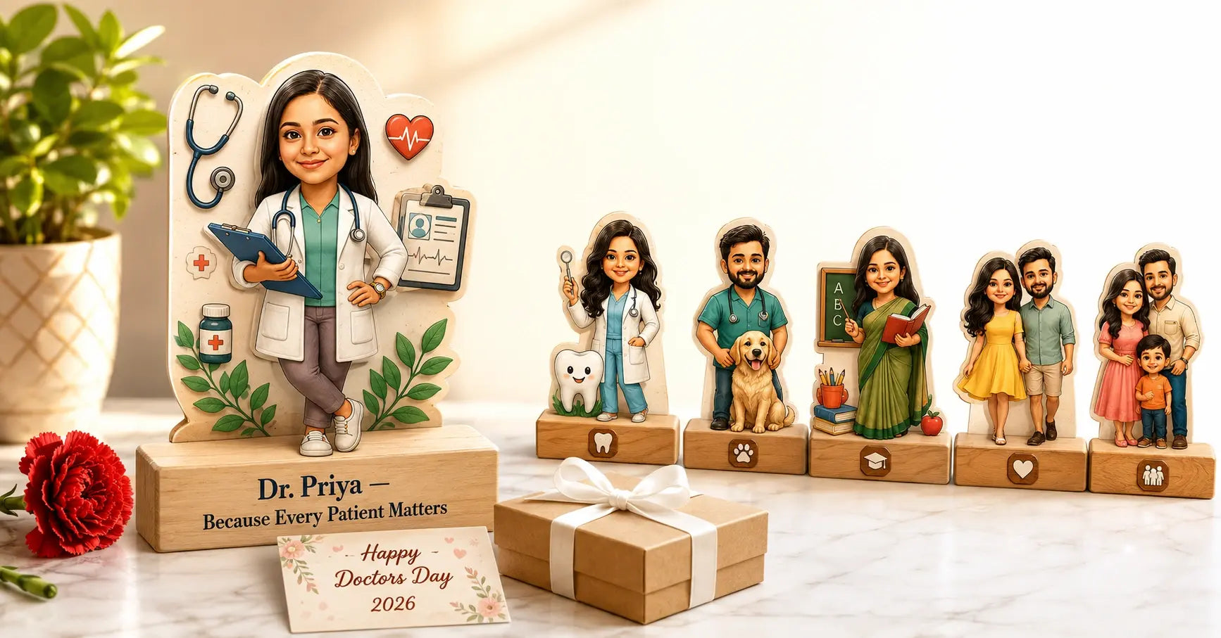 How to order a personalized caricature gift in India 2026 — step-by-step guide for birthdays, anniversaries, Doctors Day and corporate gifting — ZingyGifts