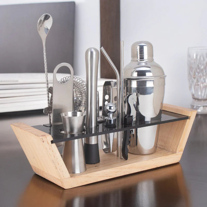 Stylish Wooden Stand Instead of Default Metal Rod