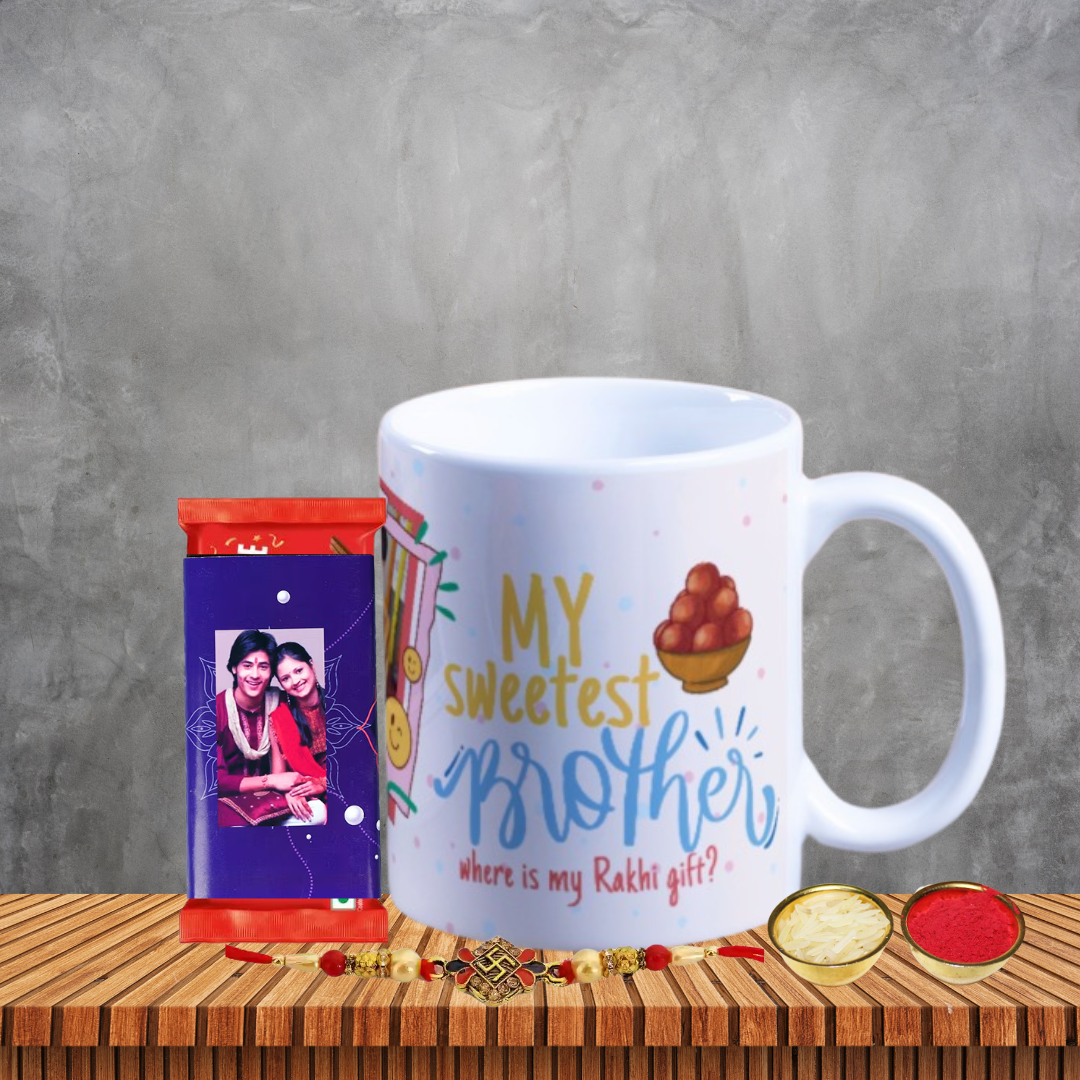Delightful Perfect Rakhi Hamper Gift For Bro