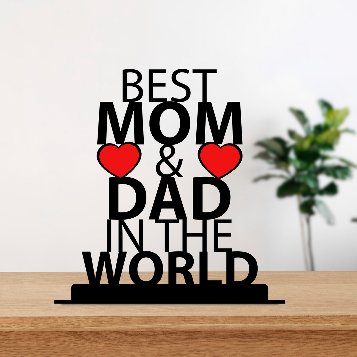 Unique Custom Parents Day Table Top
