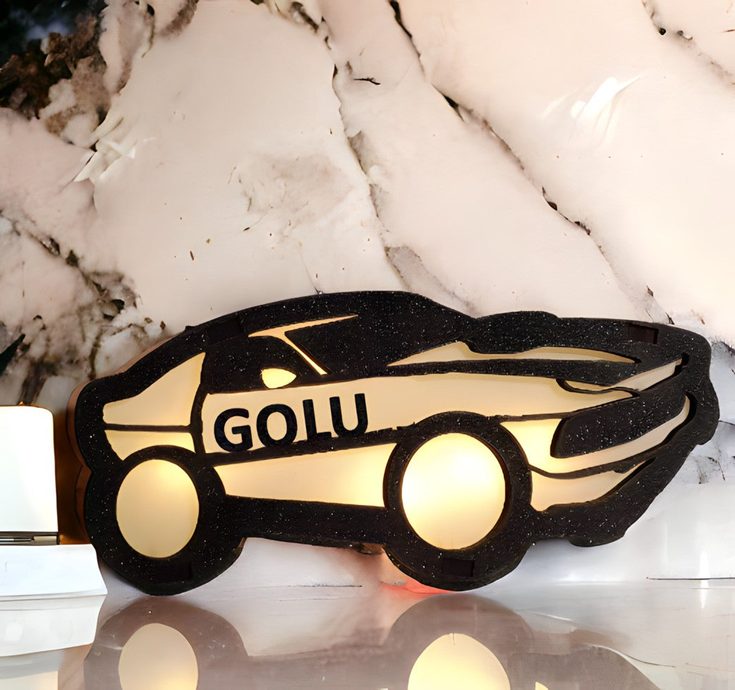 Name-Engraved Car Lamp Add a Personalized Shine to Your Space
