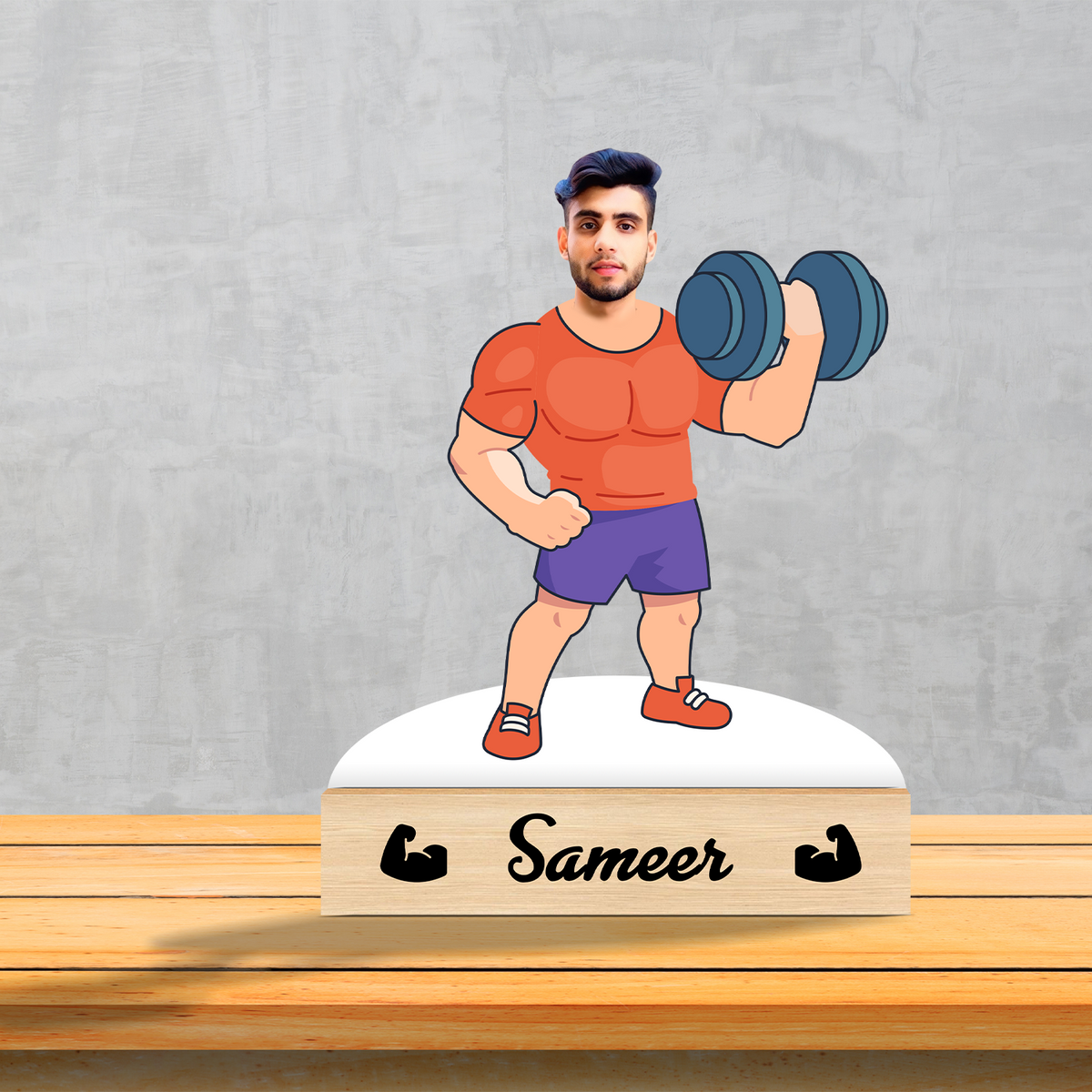 Gym Lover’s Dream Custom Caricature with Your Personal Touch