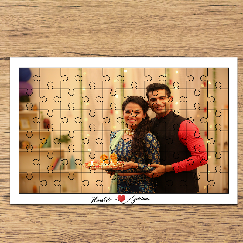 Cherished Special Custom Photo Jigsaw Puzzle (A4 Size)