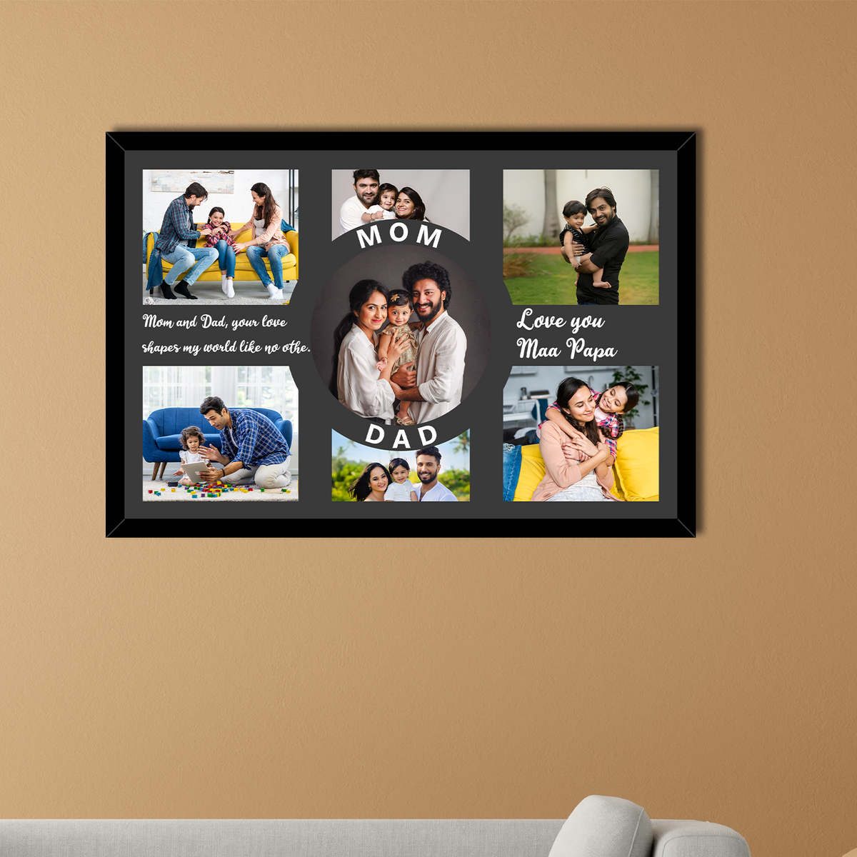 Unique Special Parents Day Custom Photo Collage