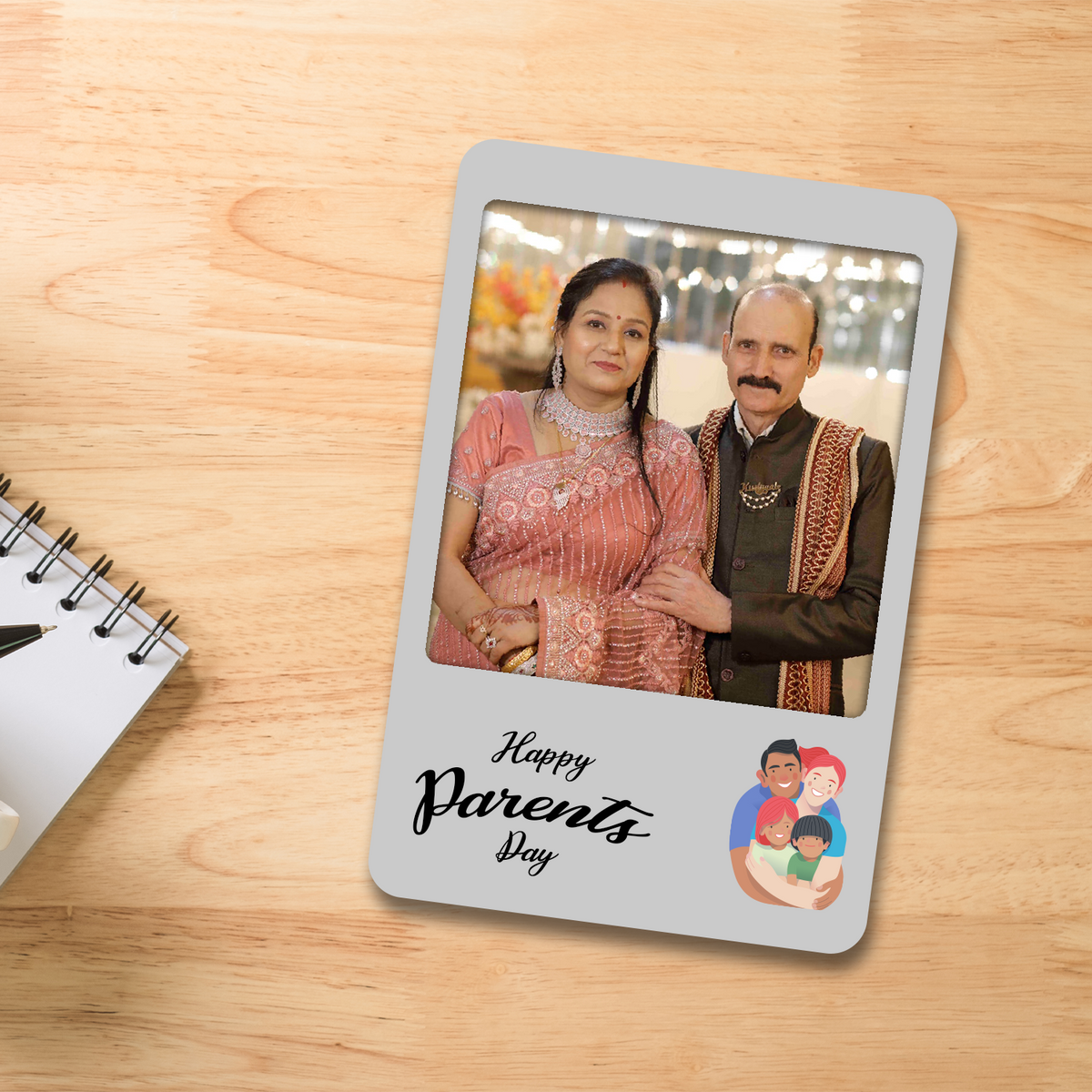 Premium Personalized Parents Day Fridge Magnet
