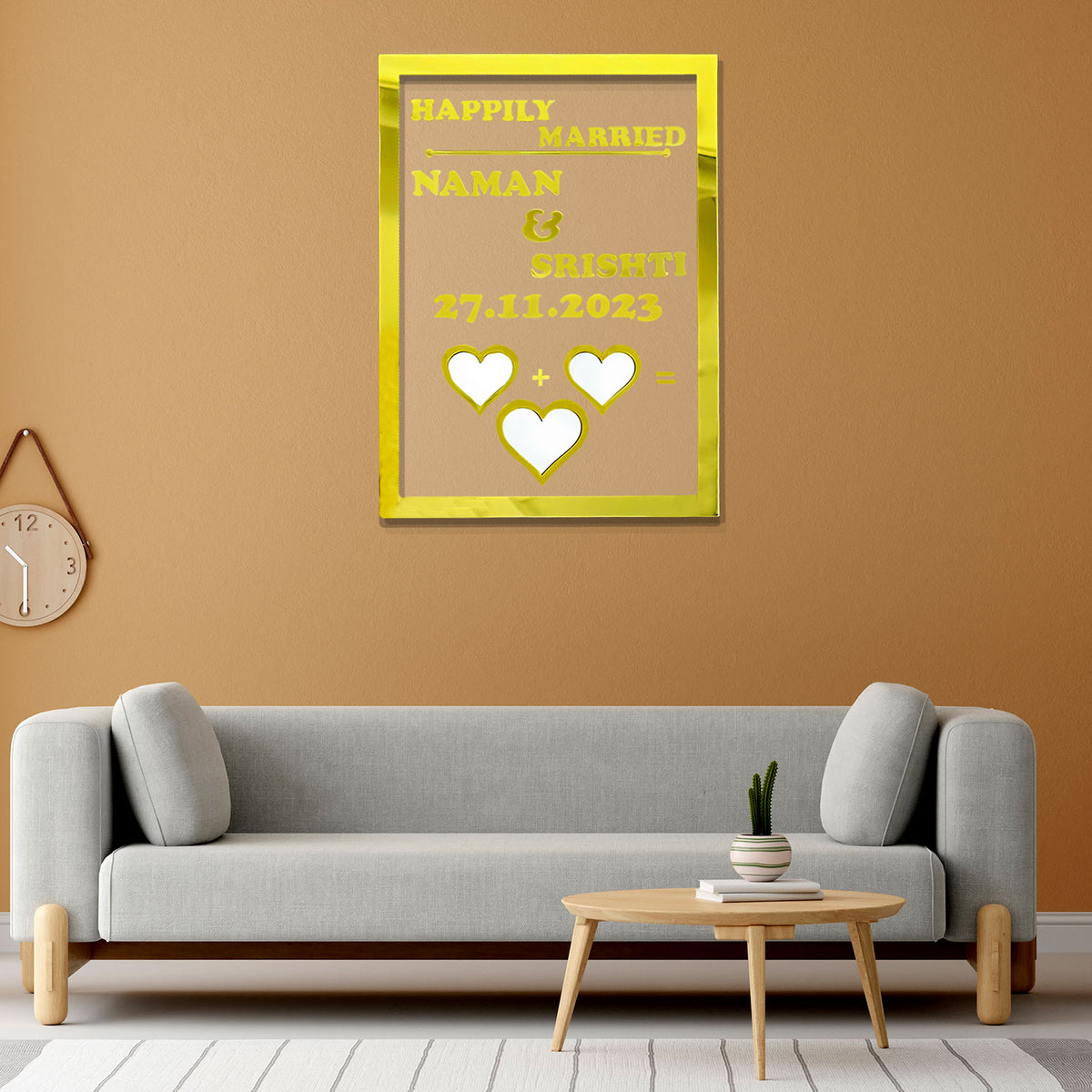 Personalized Acrylic Name Plate for Your Special Day