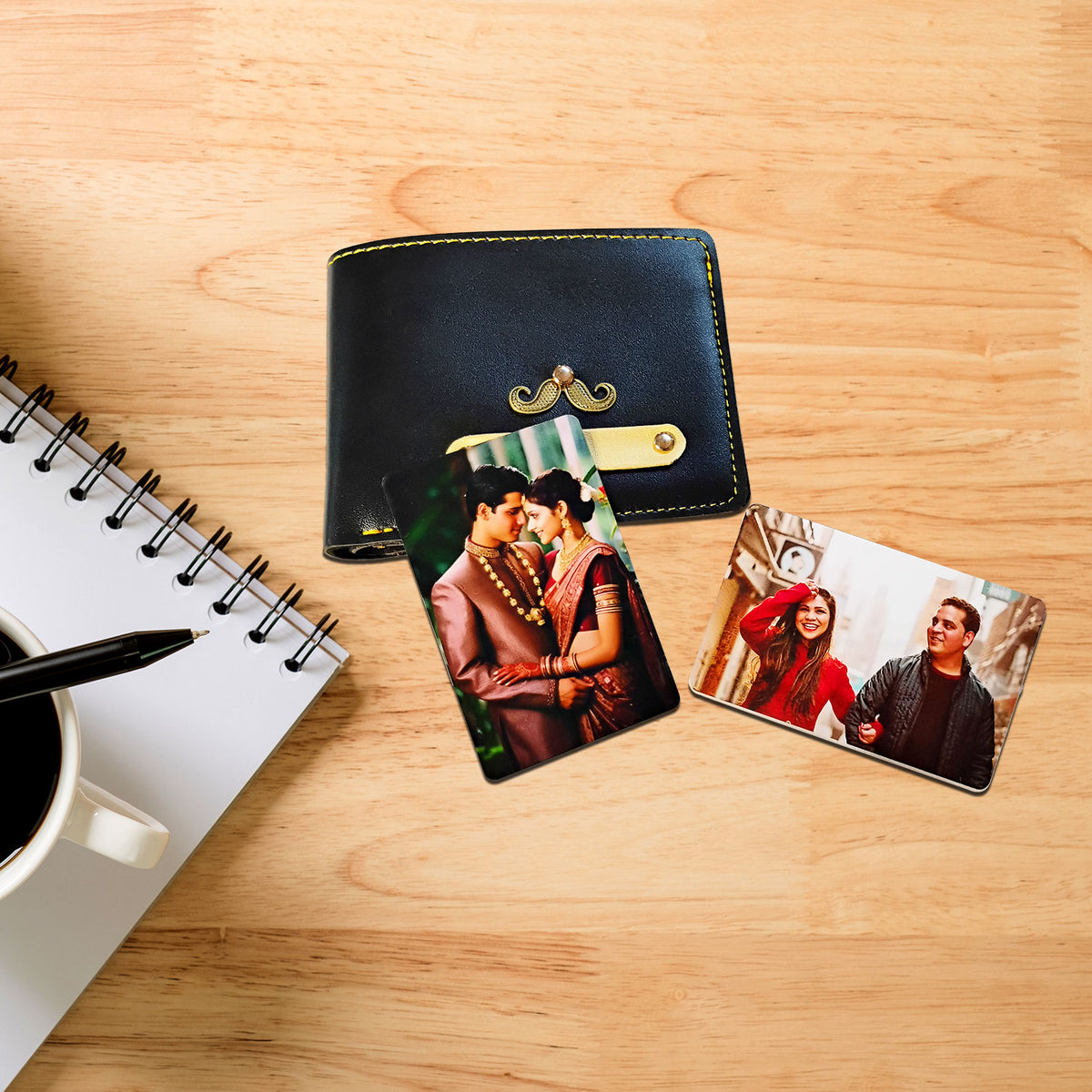 Carry Love Everywhere Personalized Wallet Card With Both Side Picture