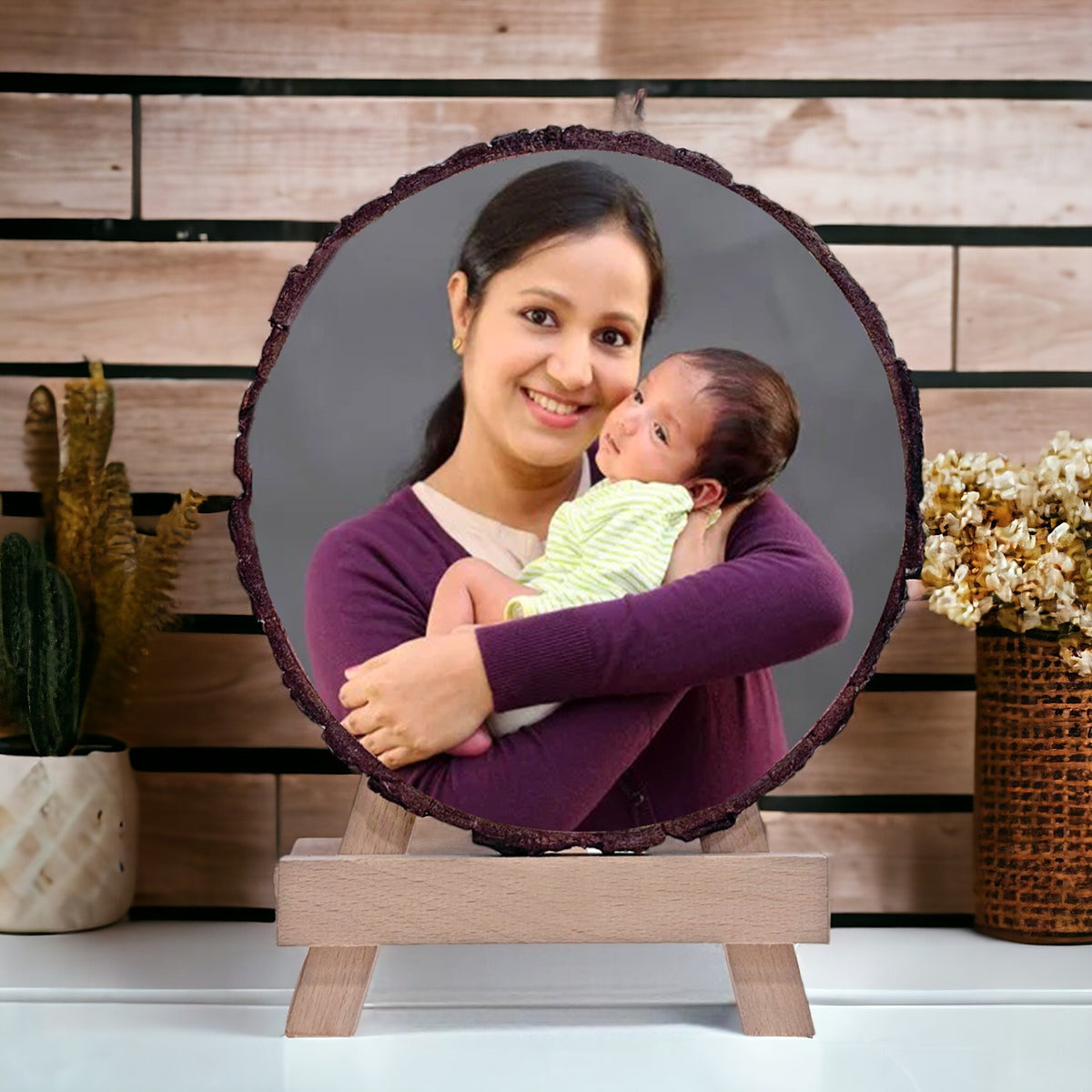 Personalized Mom Wooden Photo Frame