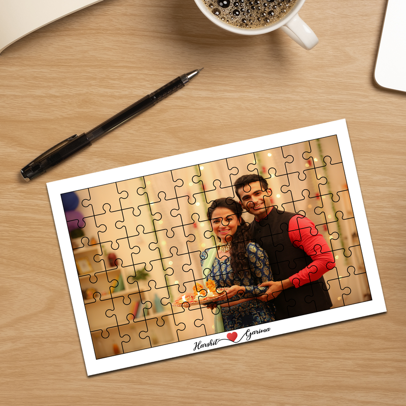 Cherished Special Custom Photo Jigsaw Puzzle (A4 Size)