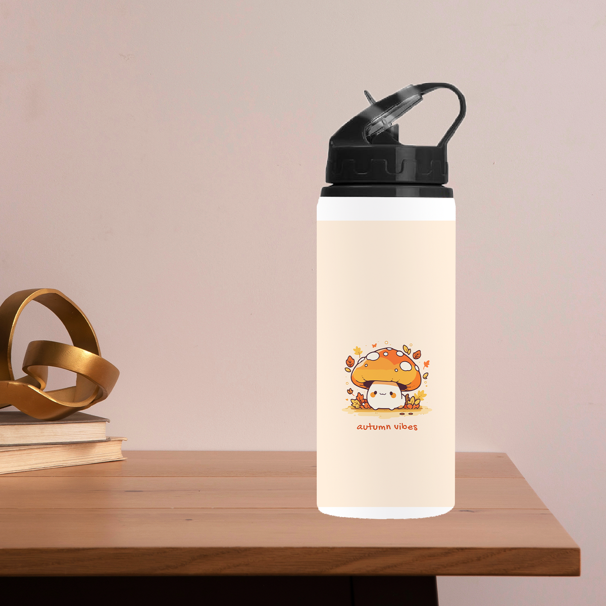 Cute Mushroom Sipper Bottle for Kids