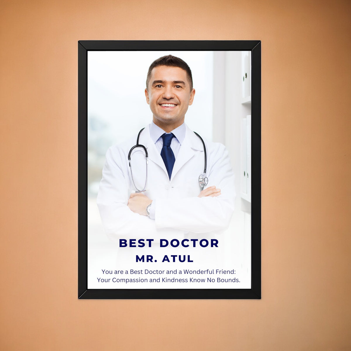 Doctor's Wooden Photo Frame