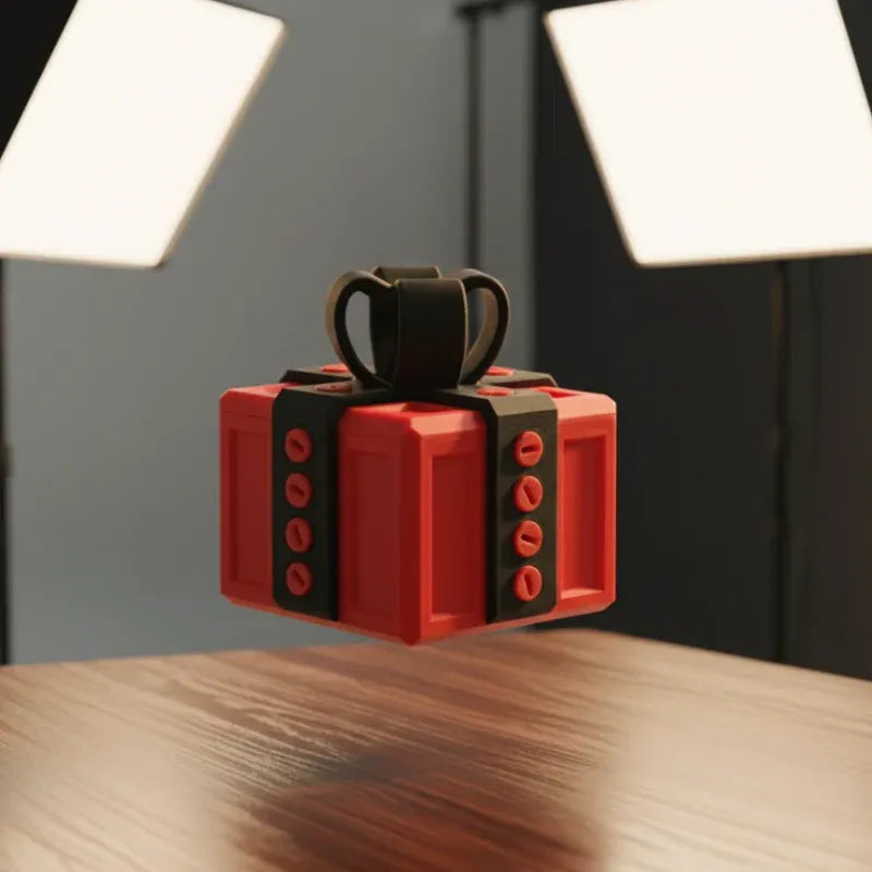 Funny annoying gift box with screw lock challenge for prank gifting