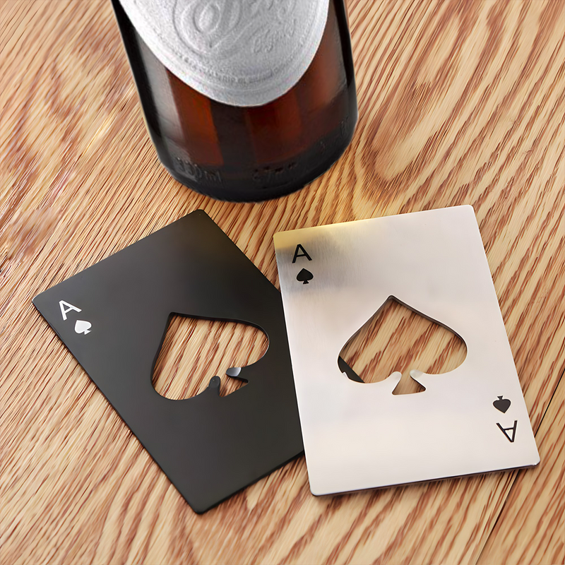 Premium Stainless Steel Bottle Opener Set of 2 Colors