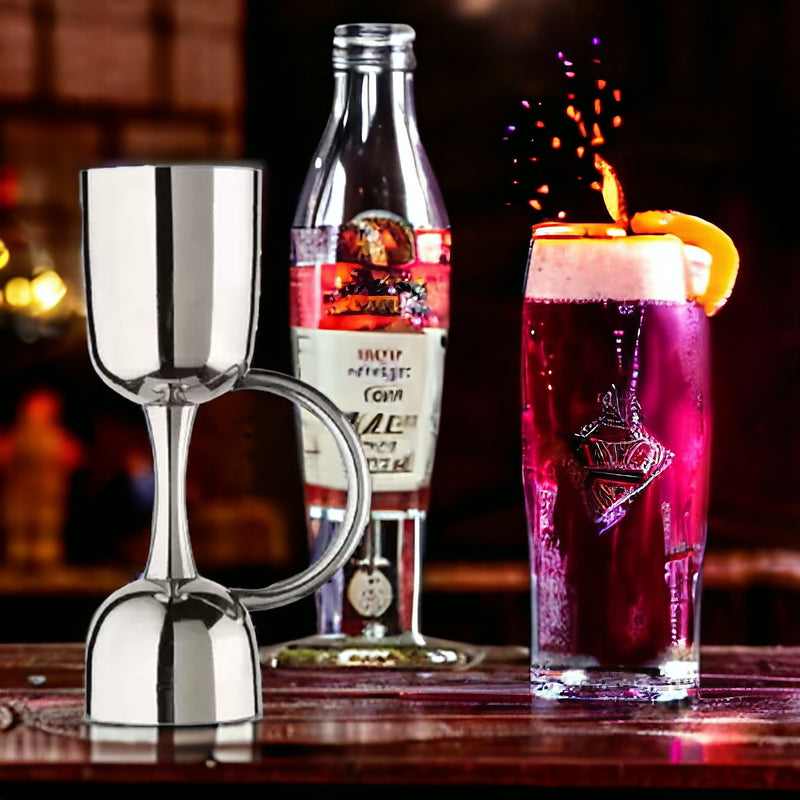 Stainless Steel Peg Measure Jigger 30 & 60 ml