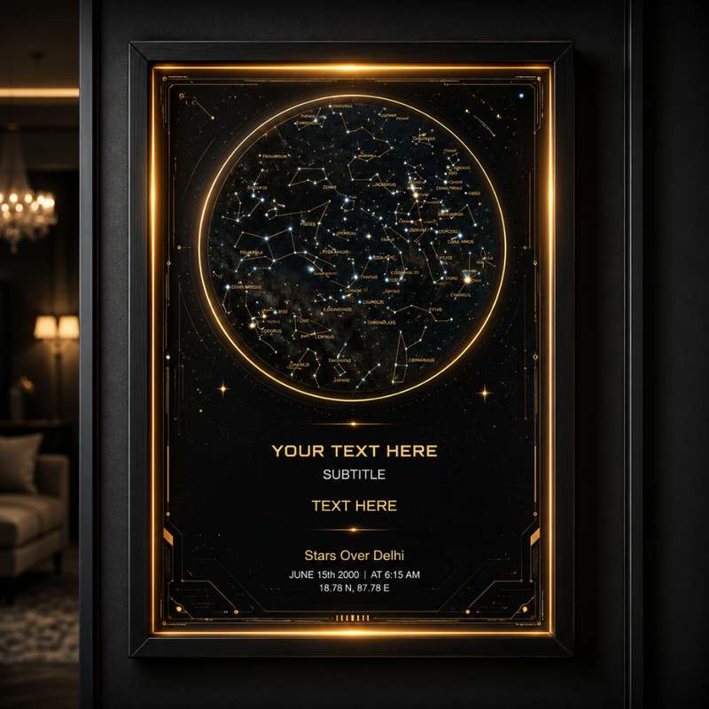 Personalised Star Map Frames 