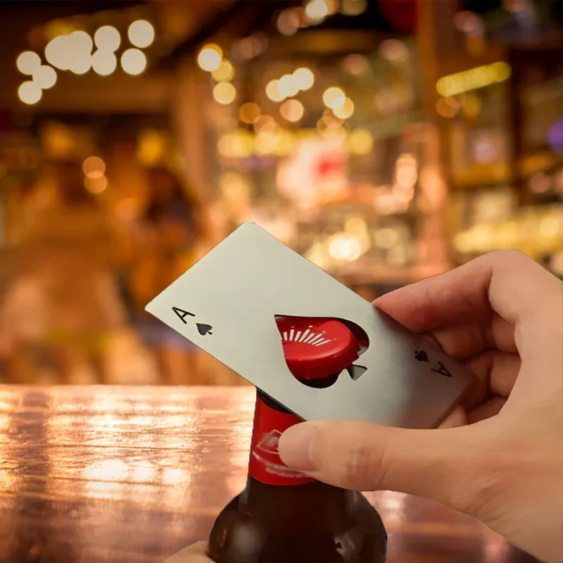 Premium Stainless Steel Bottle Opener Set of 2 Colors