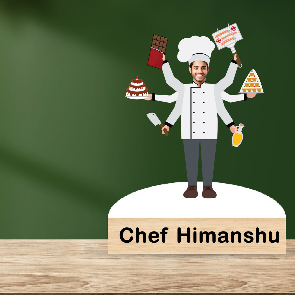 Male Chef’s Caricature