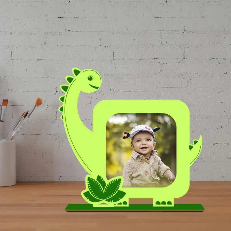 Baby Boy Birthday Gift Dinosaur Photo Frame Green Design India.