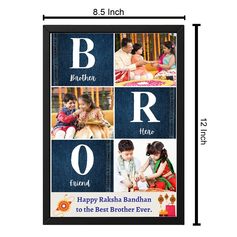 custom rakhi gift for brother