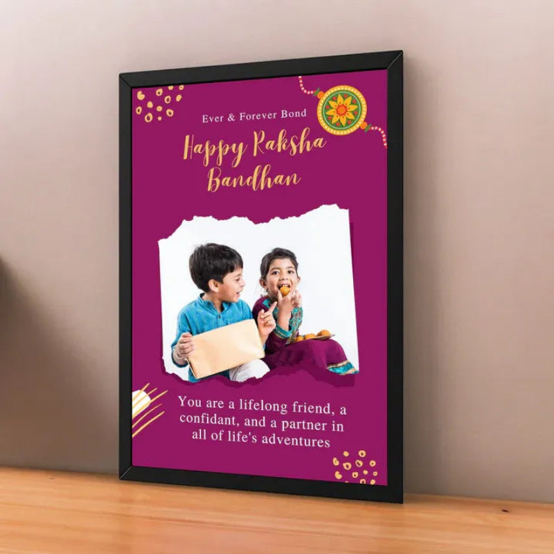 Custom photo frame for raksha bandhan