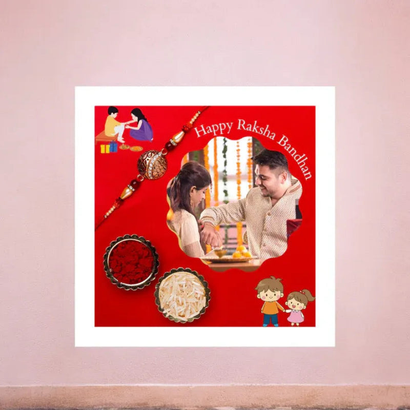 Custom raksha bandhan photo frame