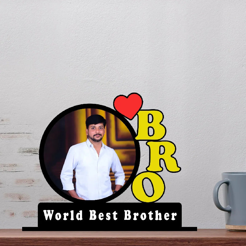 Customizable photo frame for brother