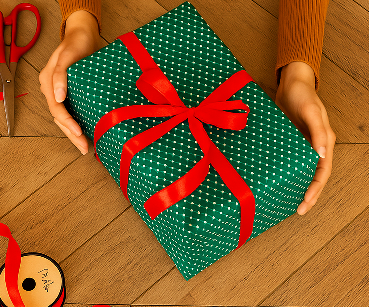 Premium Gift Wrap With Ribbon