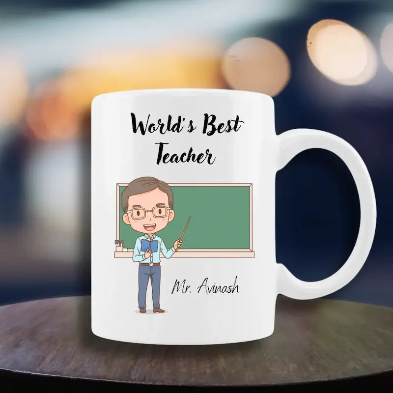 world's best teacher mug - teachers day mug