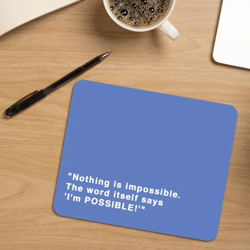 Custom Message Mouse Pad with your name