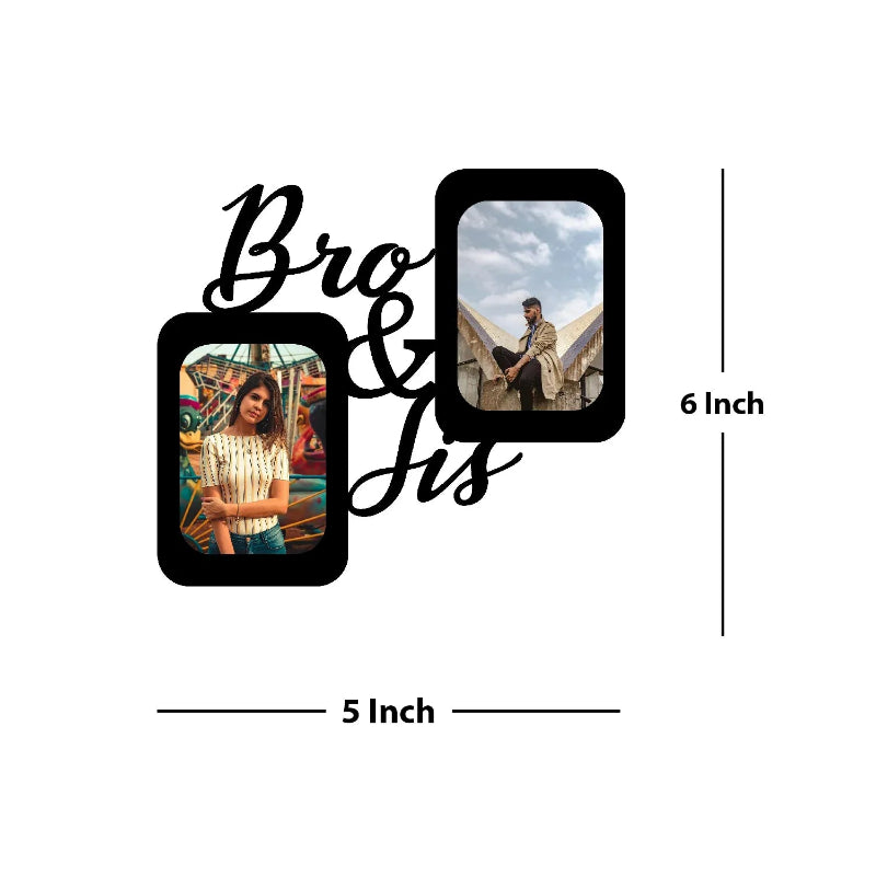 custom size siblings photo frame