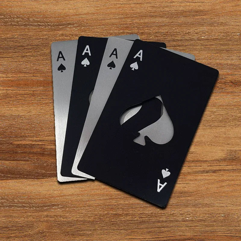 Premium Stainless Steel Bottle Opener Set of 2 Colors