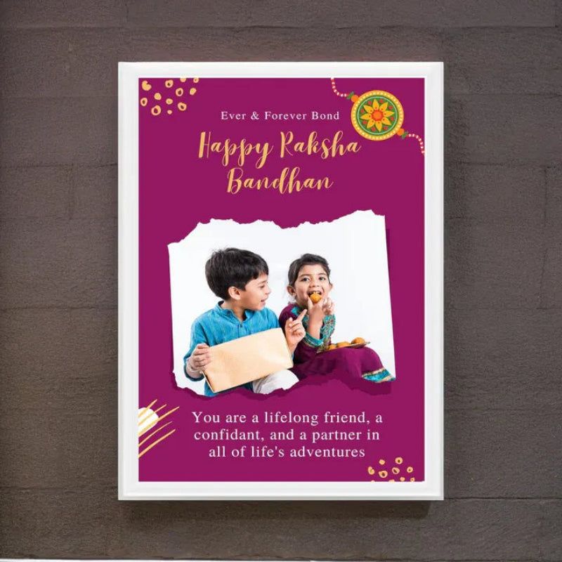 Personalised rakhi photo frame