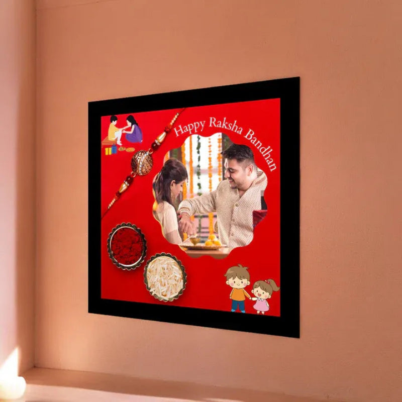 Personalized raksha bandhan photo frame