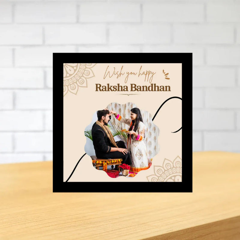 Rakhi combo for brother India 2026 — personalised mini rakhi special combo gift Raksha Bandhan charming rakhi delicious treats Rs 997 COD free shipping
