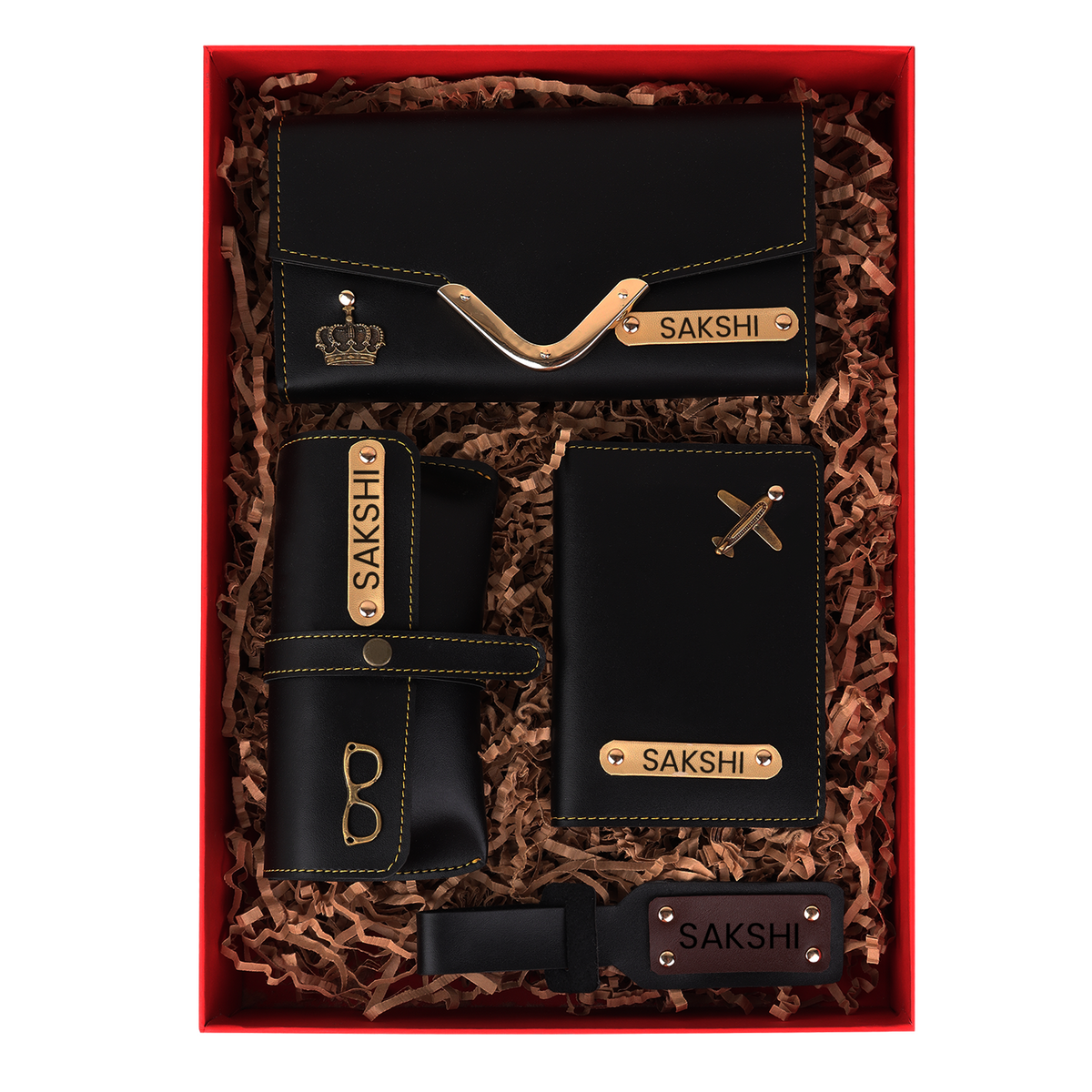 Exclusive Women's Vegan Leather Travel Essentials