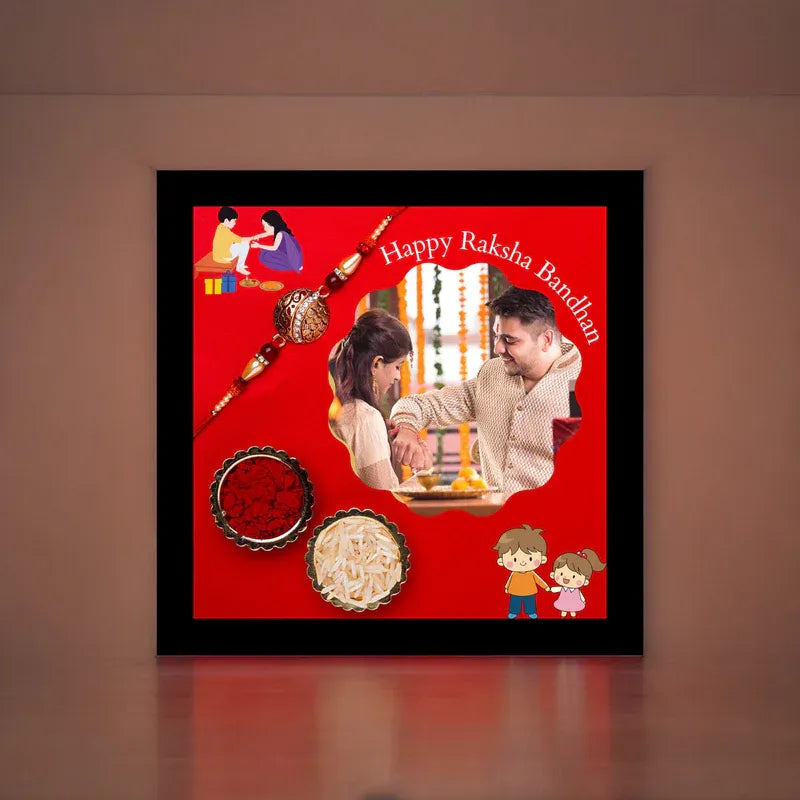 Wooden photo frames India 2026 — premium mini Bro & Sis Raksha Bandhan sibling frame Rs 697 30% off COD free shipping