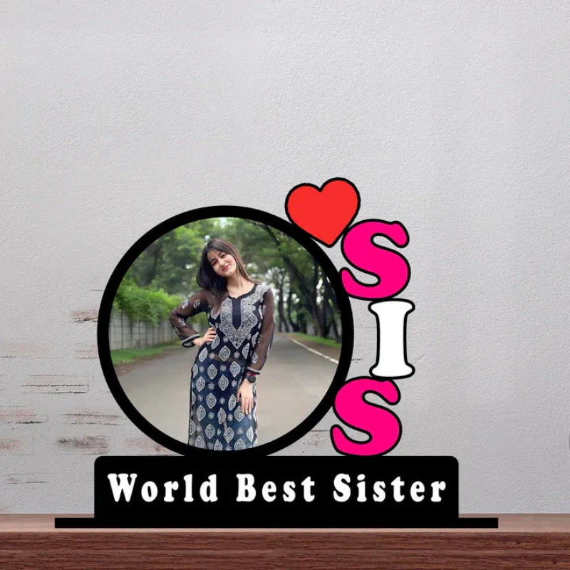 World Best Sister Photo Frame